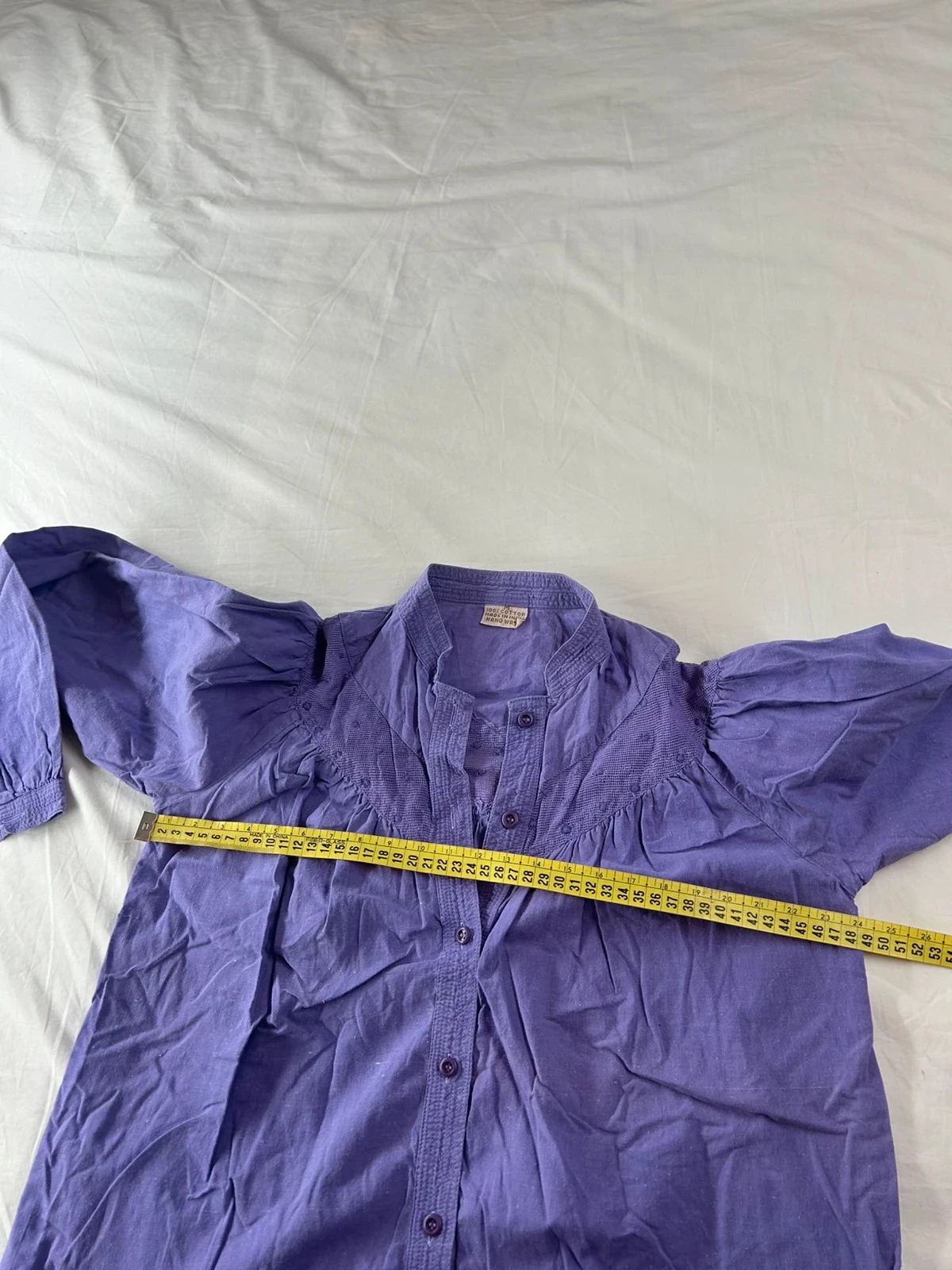 Paarse vintage blouse Lila – photo 10